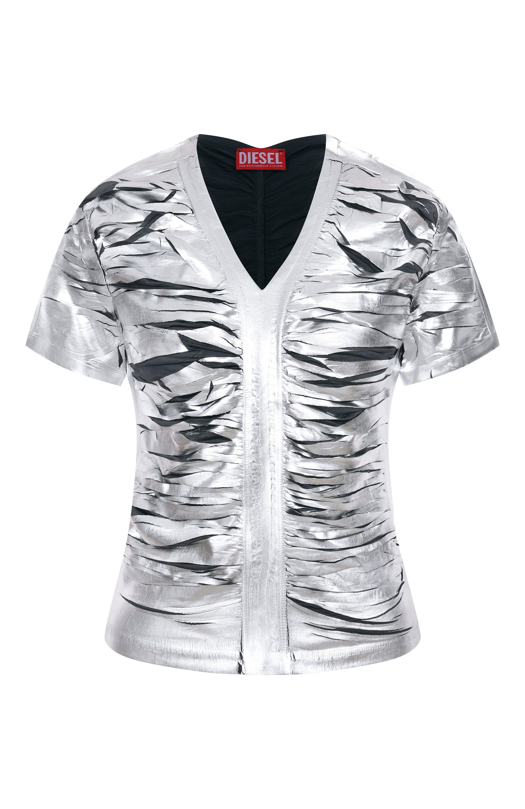 Топ DIESEL серебряного цвета по цене 35150 руб., арт. A16182/0CLBL, фото 1 Топ DIESEL, арт. A16182/0CLBL, фото 1