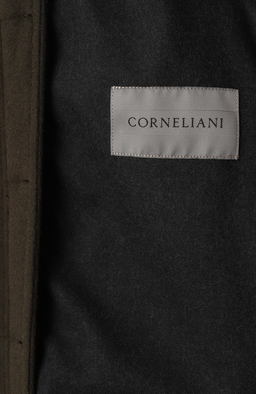Шерстяное пальто Corneliani 941508-9412321 Хаки  941508-9412321 Фото 8