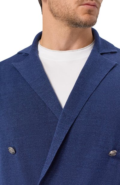 Пиджак изо льна и хлопка KITON, арт. UMK0911_001, фото 5