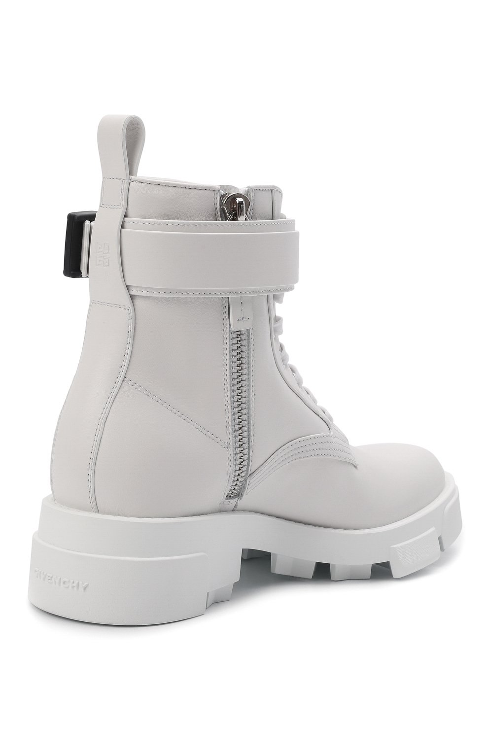 Кожаные ботинки terra GIVENCHY белого цвета по цене 164000 руб., арт. BE603PE1AJ, фото 5 Кожаные ботинки terra GIVENCHY, арт. BE603PE1AJ, фото 5