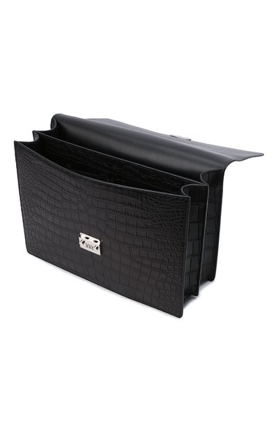 Портфель из крокодила KITON, арт. UBWALLN00102/CP0R, фото 4