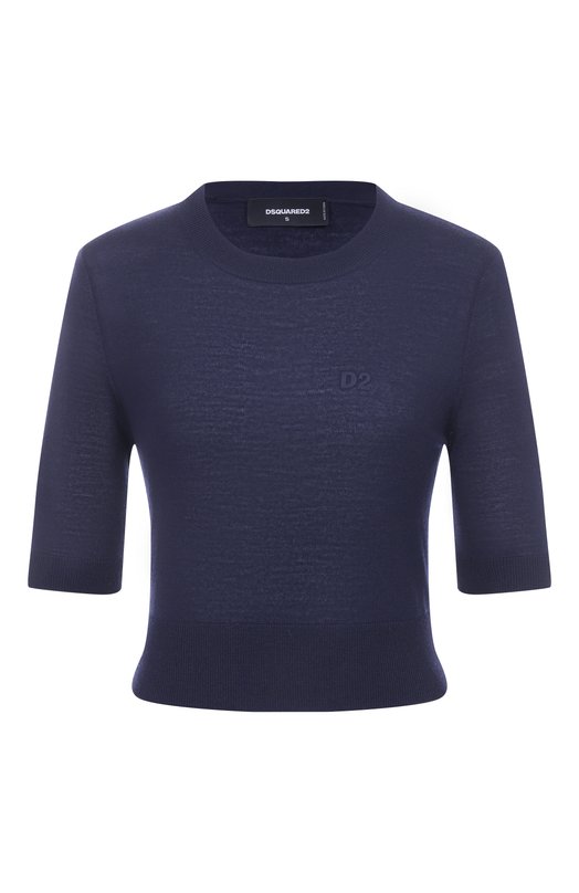 Шерстяной топ Dsquared2 S75HA1383/S18310 Синий S75HA1383/S18310