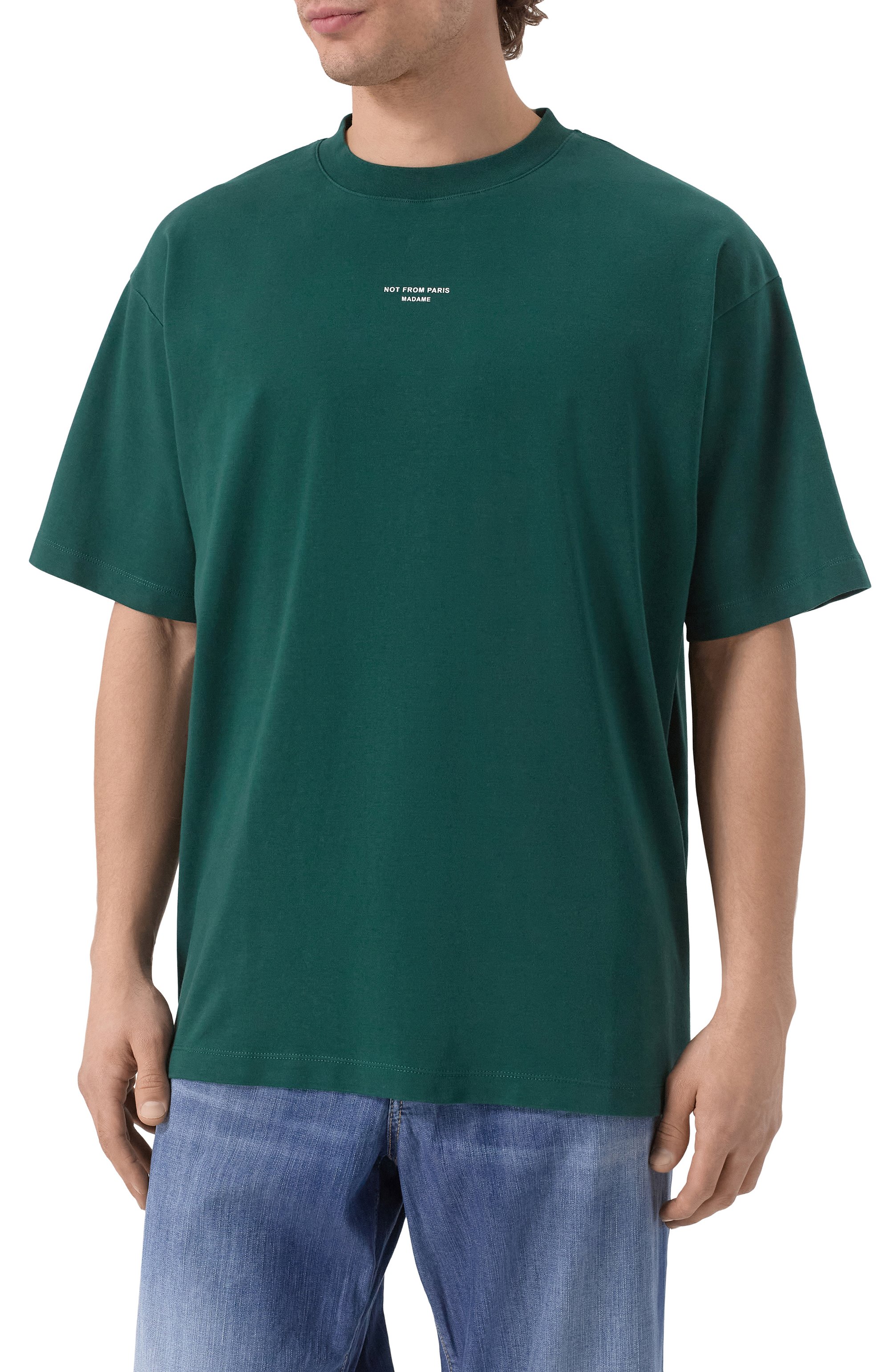 Хлопковая футболка DROLE DE MONSIEUR, арт. PERM-TS202-C0002-DGN, фото 3