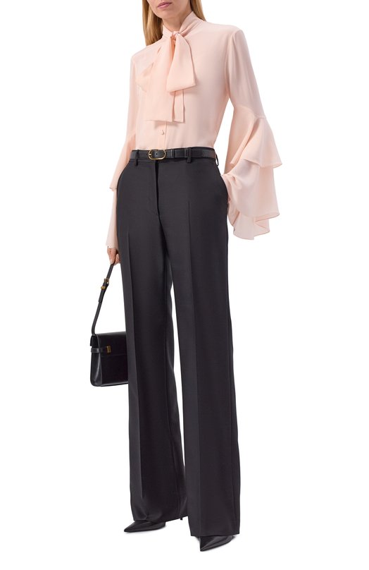 Шелковая блузка MVST M26.2PW.B008/F090 CREP0N Розовый  M26.2PW.B008/F090 CREP0N Фото 2