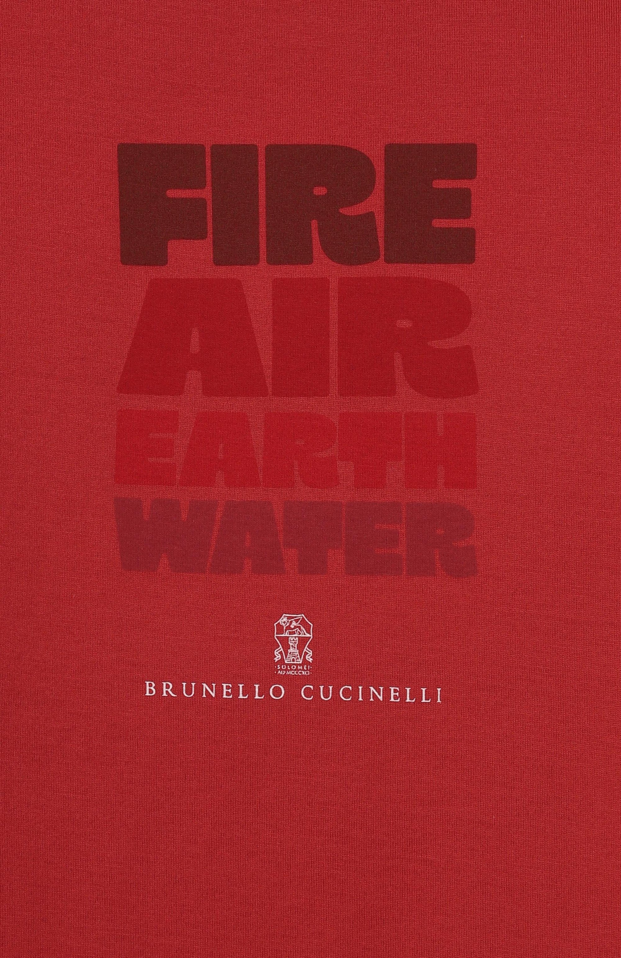 Хлопковая футболка BRUNELLO CUCINELLI, арт. B0B13T179C, фото 3