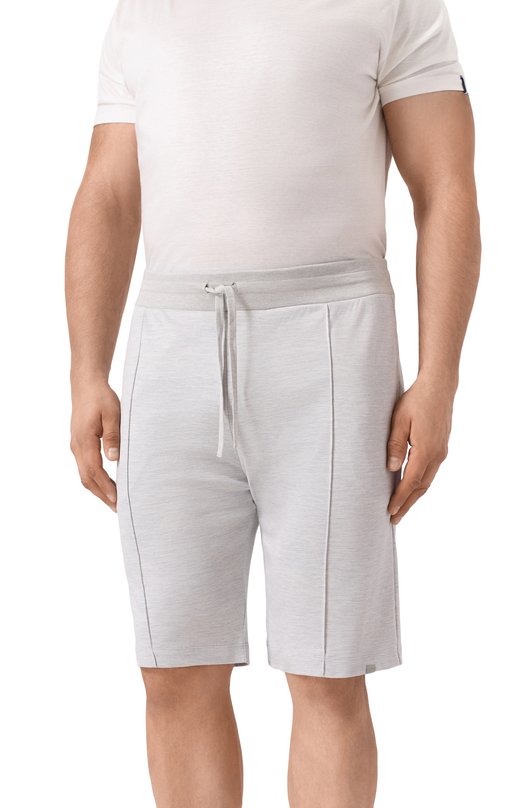 Шорты из шелка и хлопка Paul&Shark 25411874/3XL Серый  25411874/3XL Фото 3