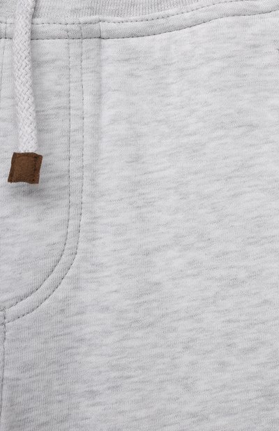 Хлопковые джоггеры BRUNELLO CUCINELLI, арт. BD874E323B, фото 3