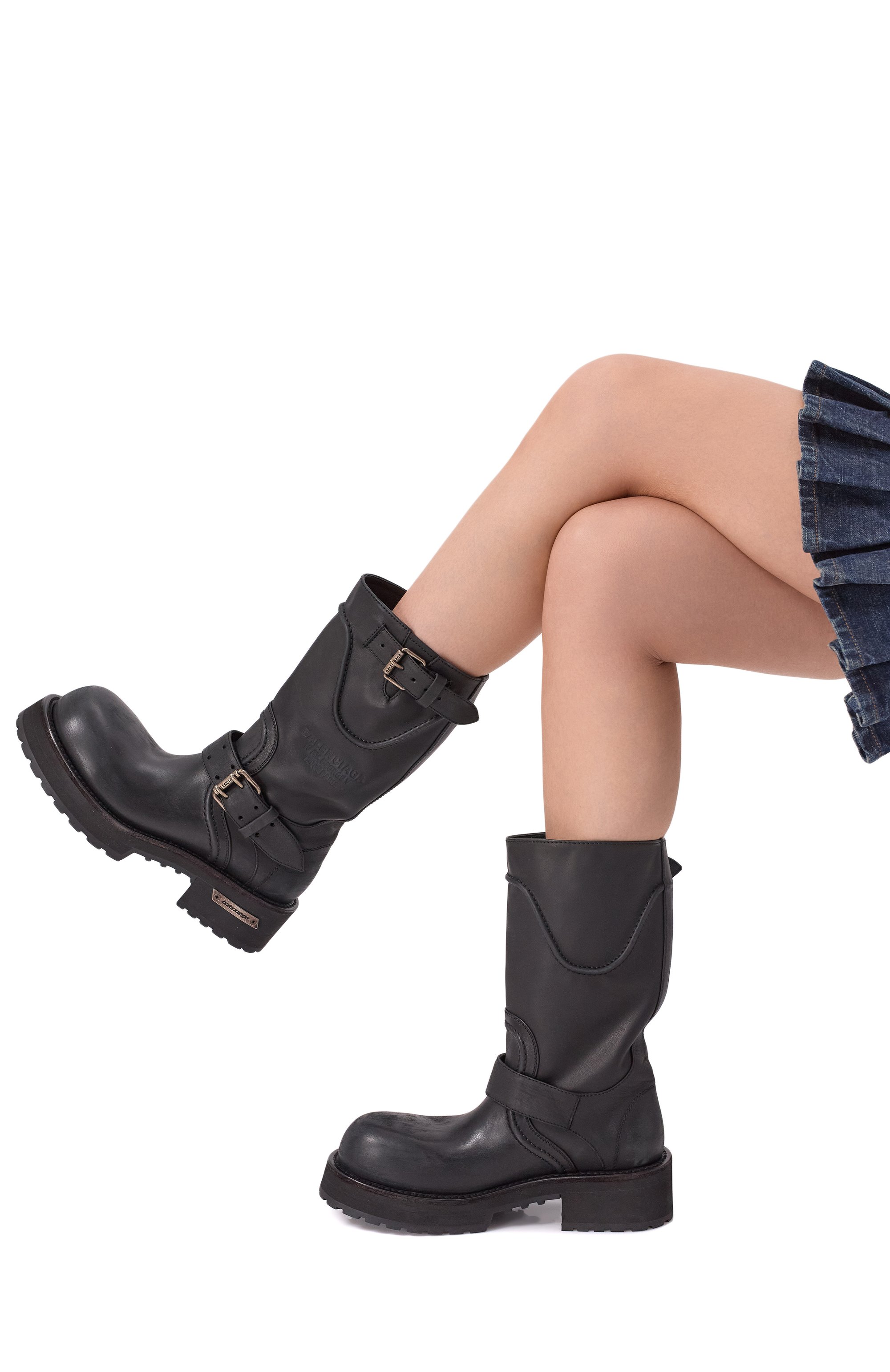 Кожаные ботинки venom BALENCIAGA, арт. 833585/WCAL1, фото 2