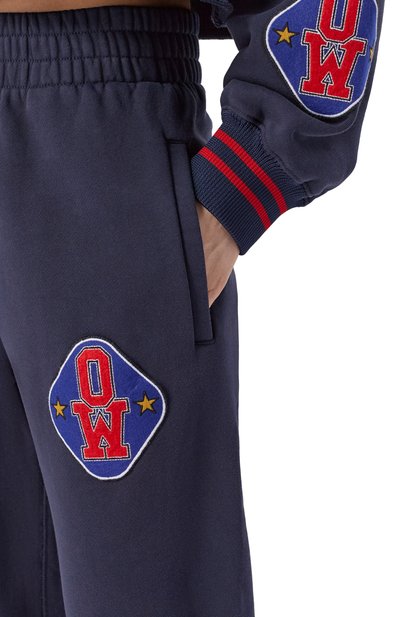 Хлопковые джоггеры OFF-WHITE, арт. 0WCH006S26FLE002, фото 5