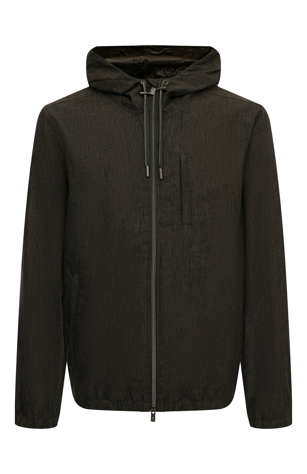 Льняная куртка CAPOBIANCO темно-зеленого цвета по цене 76650 руб., арт. 12M184.LIME., фото 1 Льняная куртка CAPOBIANCO, арт. 12M184.LIME., фото 1