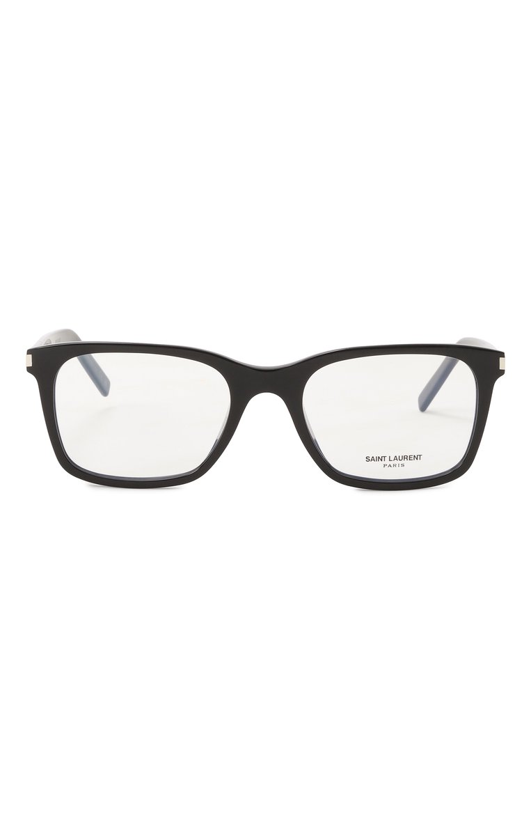 Женские оправа SAINT LAURENT черного цвета, арт. SL 718 SLIM 005 | Фото 3 (Нос: Не проставлено; Региональные ограничения белый список (Axapta Mercury): Не проставлено; Материал: Пластик; Тип очков: Оправа; Оптика Гендер: оптика-женское; Очки форма: Прямоугольные)