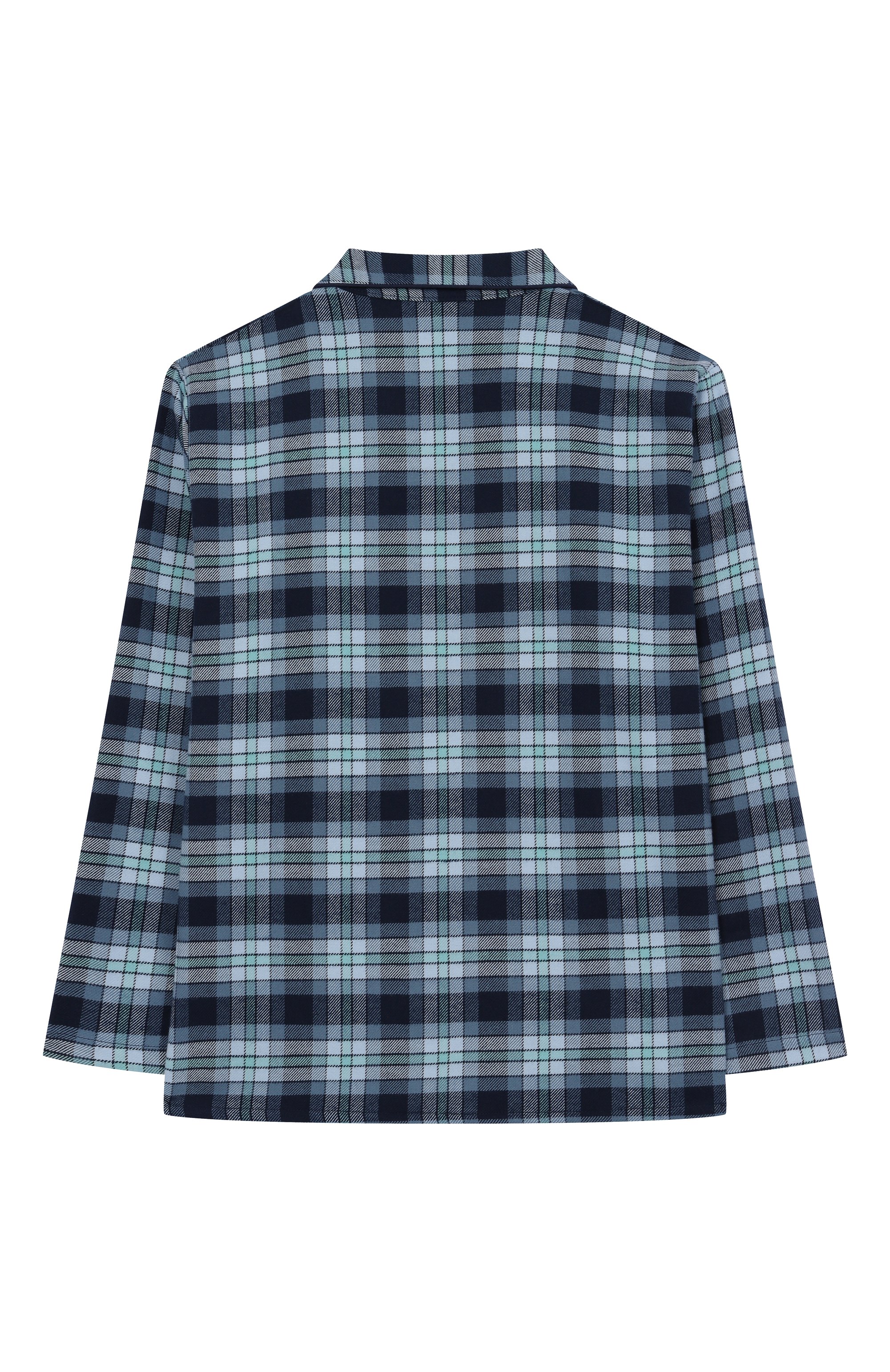 Хлопковая пижама DEREK ROSE темно-синего цвета по цене 22400 руб., арт. 7025-KELB043, фото 3 Хлопковая пижама DEREK ROSE, арт. 7025-KELB043, фото 3