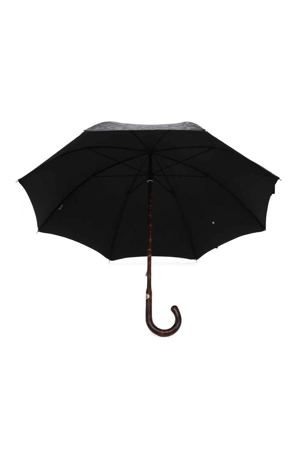 Зонт-трость PASOTTI OMBRELLI черного цвета по цене 43800 руб., арт. 142/MILITARE 11780/142, фото 3 Зонт-трость PASOTTI OMBRELLI, арт. 142/MILITARE 11780/142, фото 3