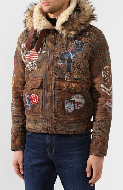 Дубленка из овчины POLO RALPH LAUREN, арт. 710761396, фото 3