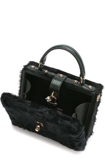 Сумка dolce box с меховой отделкой DOLCE & GABBANA, арт. BB5970/AV181, фото 4