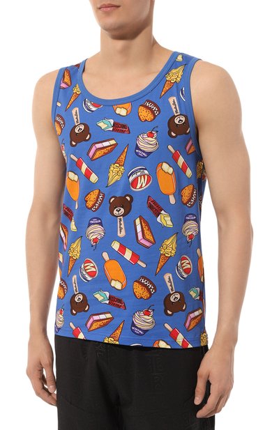 Хлопковая майка MOSCHINO, арт. A8901/9413, фото 3