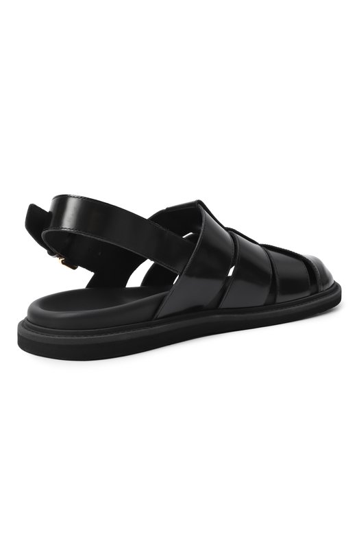 Кожаные сандалии Moschino MB10073G00/GB0 Чёрный  MB10073G00/GB0 Фото 4