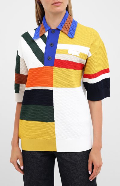 Поло LACOSTE разноцветного цвета по цене 48480 руб., арт. PH8134, фото 3 Поло LACOSTE, арт. PH8134, фото 3