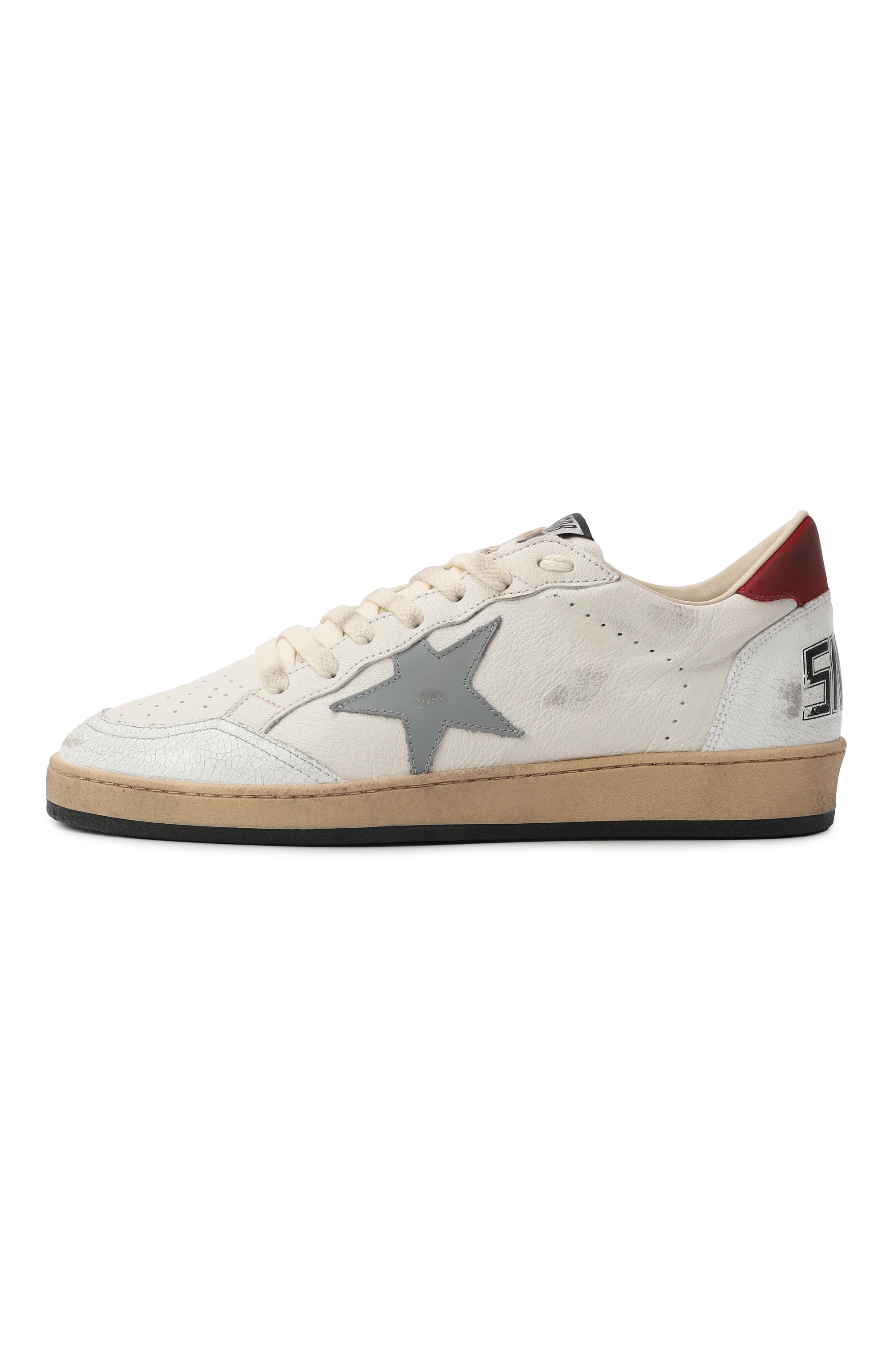 Кожаные кеды ball star GOLDEN GOOSE DELUXE BRAND, арт. GMF00117.F006777, фото 4
