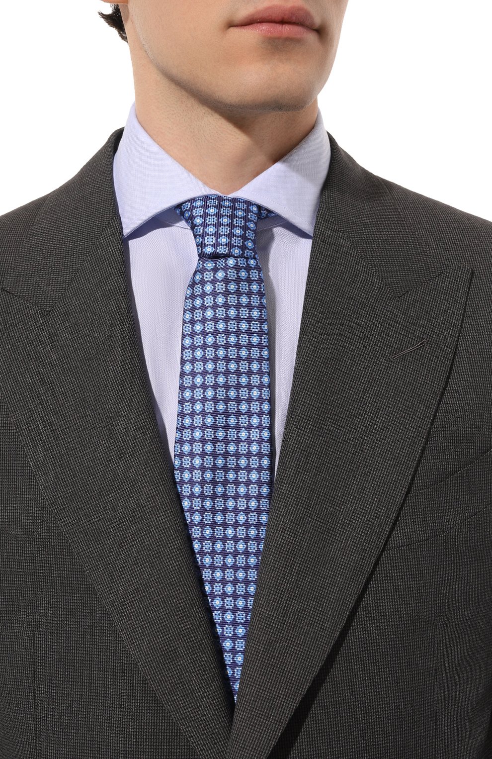 Шелковый галстук KITON, арт. UCRVKLC01I55, фото 2