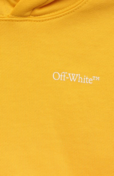 Хлопковое худи OFF-WHITE, арт. 0BBB001F23FLE011, фото 3