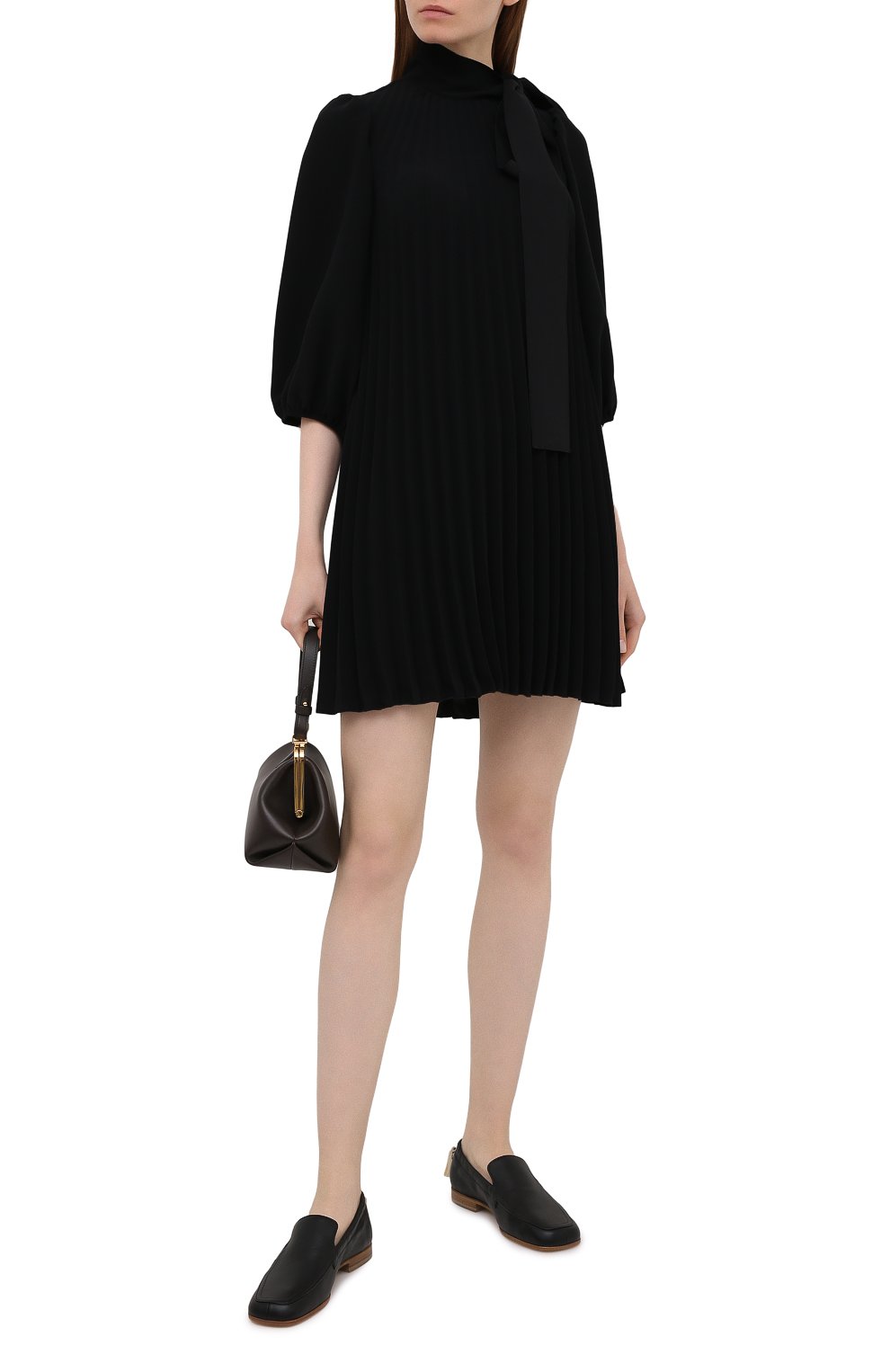 Платье REDVALENTINO черного цвета по цене 79950 руб., арт. VR3VAW40/4RA, фото 2 Платье REDVALENTINO, арт. VR3VAW40/4RA, фото 2