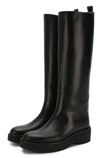 Кожаные сапоги motorbike THE ROW, арт. F1142-L52CR, фото 1