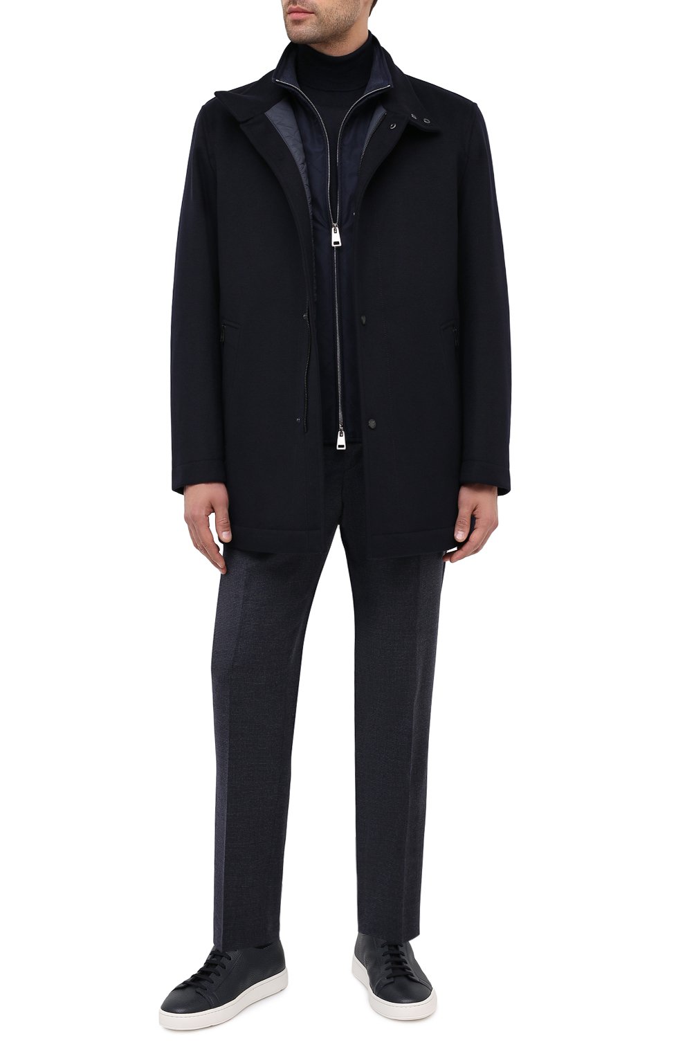 Шерстяное пальто BOSS, арт. 50438924, фото 2