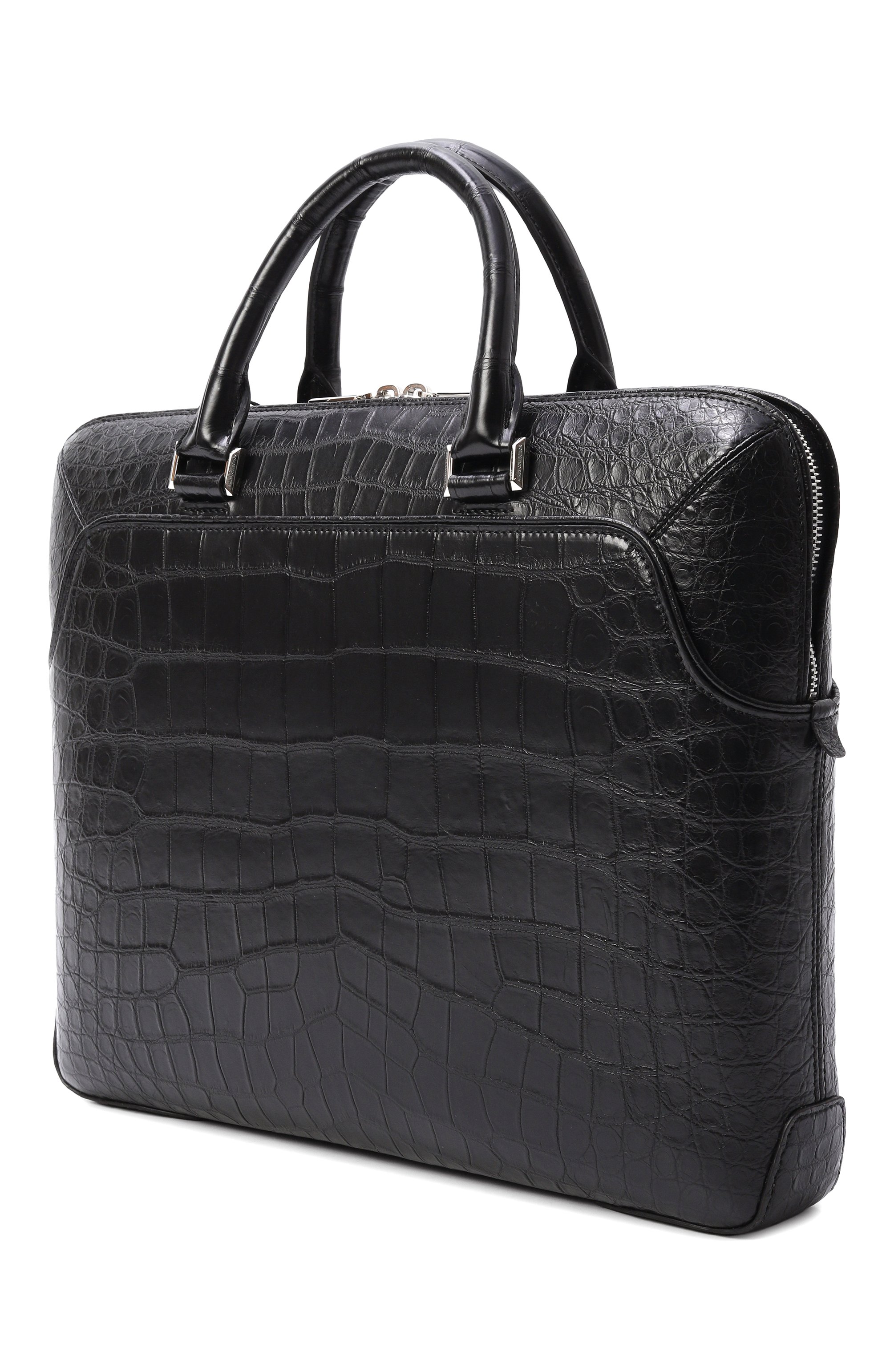 Сумка из кожи крокодила AURUS COLLECTION, арт. BB009BKS, фото 4