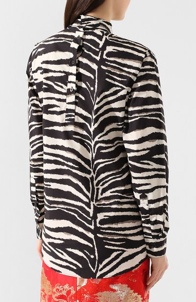 Хлопковая блузка DRIES VAN NOTEN, арт. 201-30771-9005, фото 4