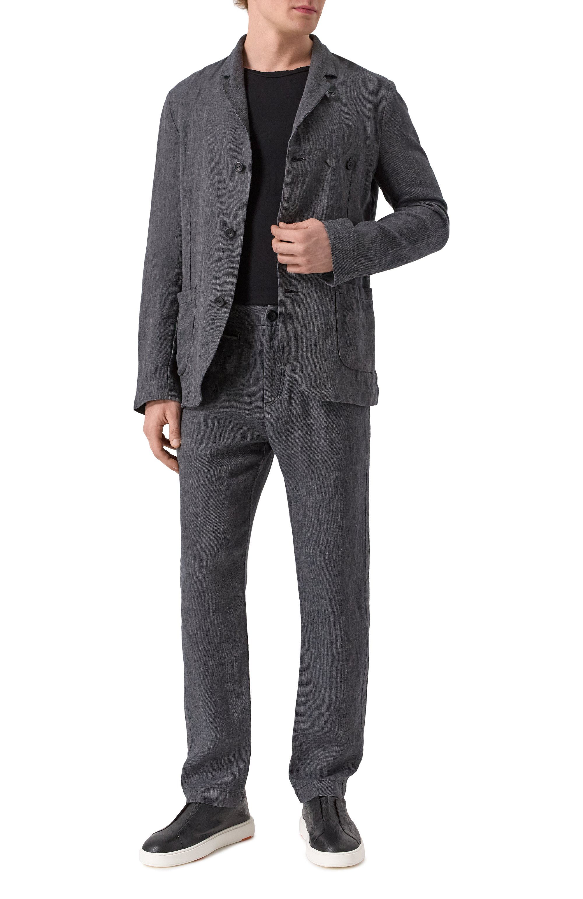 Льняные брюки HANNES ROETHER, арт. BAR21BE.6048/, фото 2