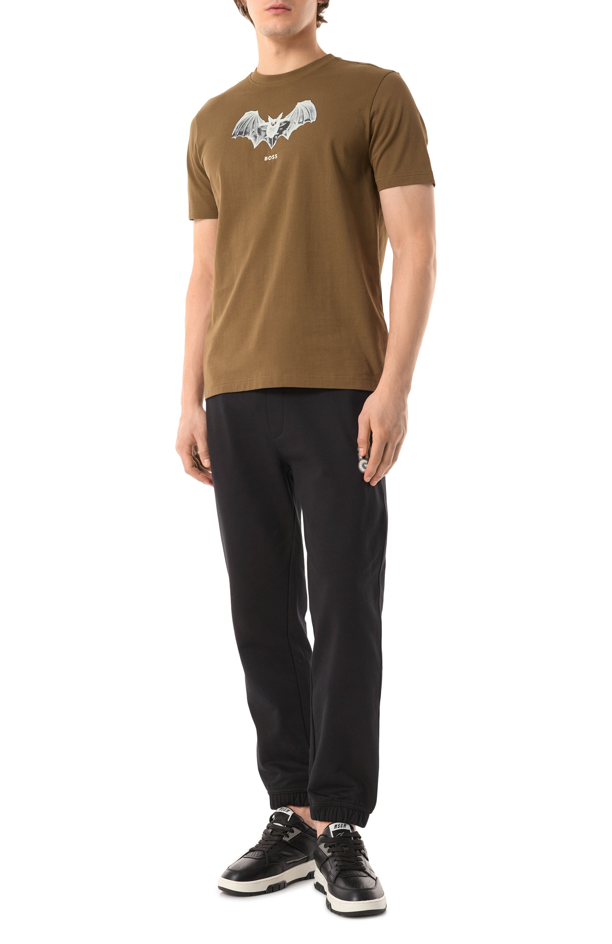 Хлопковая футболка BOSS ORANGE, арт. 50534924, фото 2