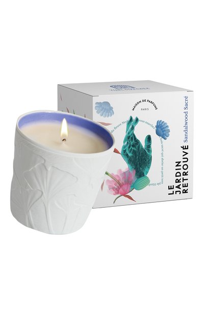 Свеча sandalwood sacré (190g) LE JARDIN RETROUVE, арт. 3760342761034, фото 2
