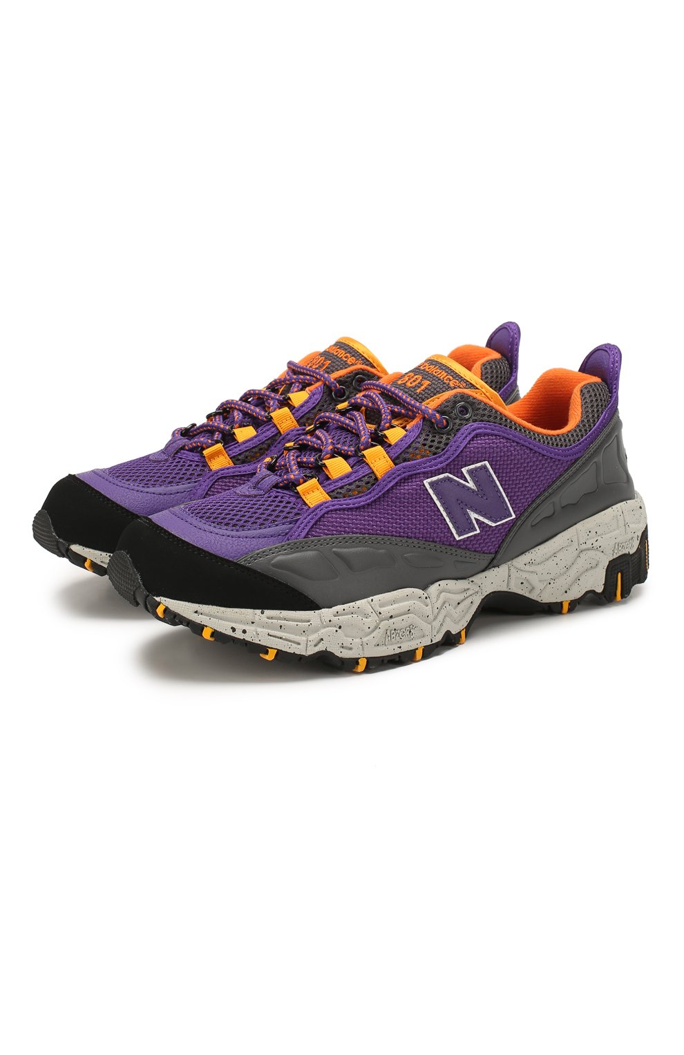 Мужские кроссовки 801 NEW BALANCE фиолетового цвета, арт. ML801NEA/D | Фото 1 (Материал внешний: Экокожа, Текстиль; Кросс-КТ: Спорт; Материал сплава: Проставлено; Материал утеплителя: Без утеплителя; Подошва: Массивная; Драгоценные камни: Проставлено; Стил�и: Спорт)