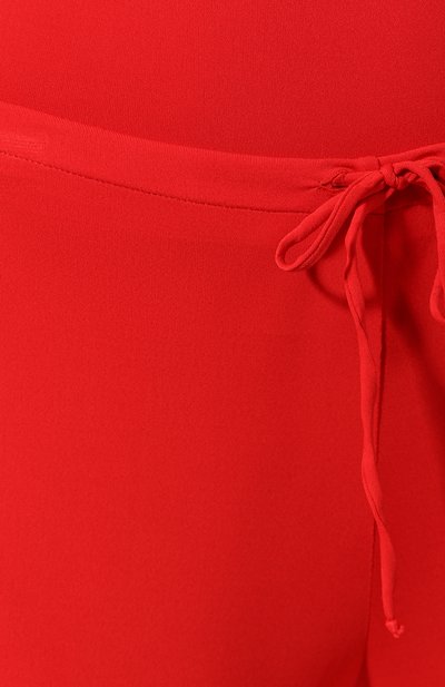 Брюки из смеси вискозы и шелка LA PERLA красного цвета по цене 24100 руб., арт. 0044840, фото 5 Брюки из смеси вискозы и шелка LA PERLA, арт. 0044840, фото 5