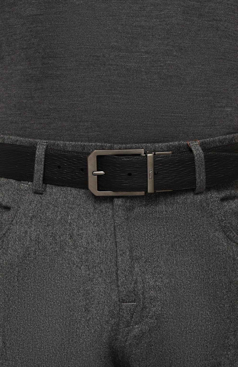 Двусторонний ремень ZEGNA, арт. B011CZ/LHAT0, фото 3