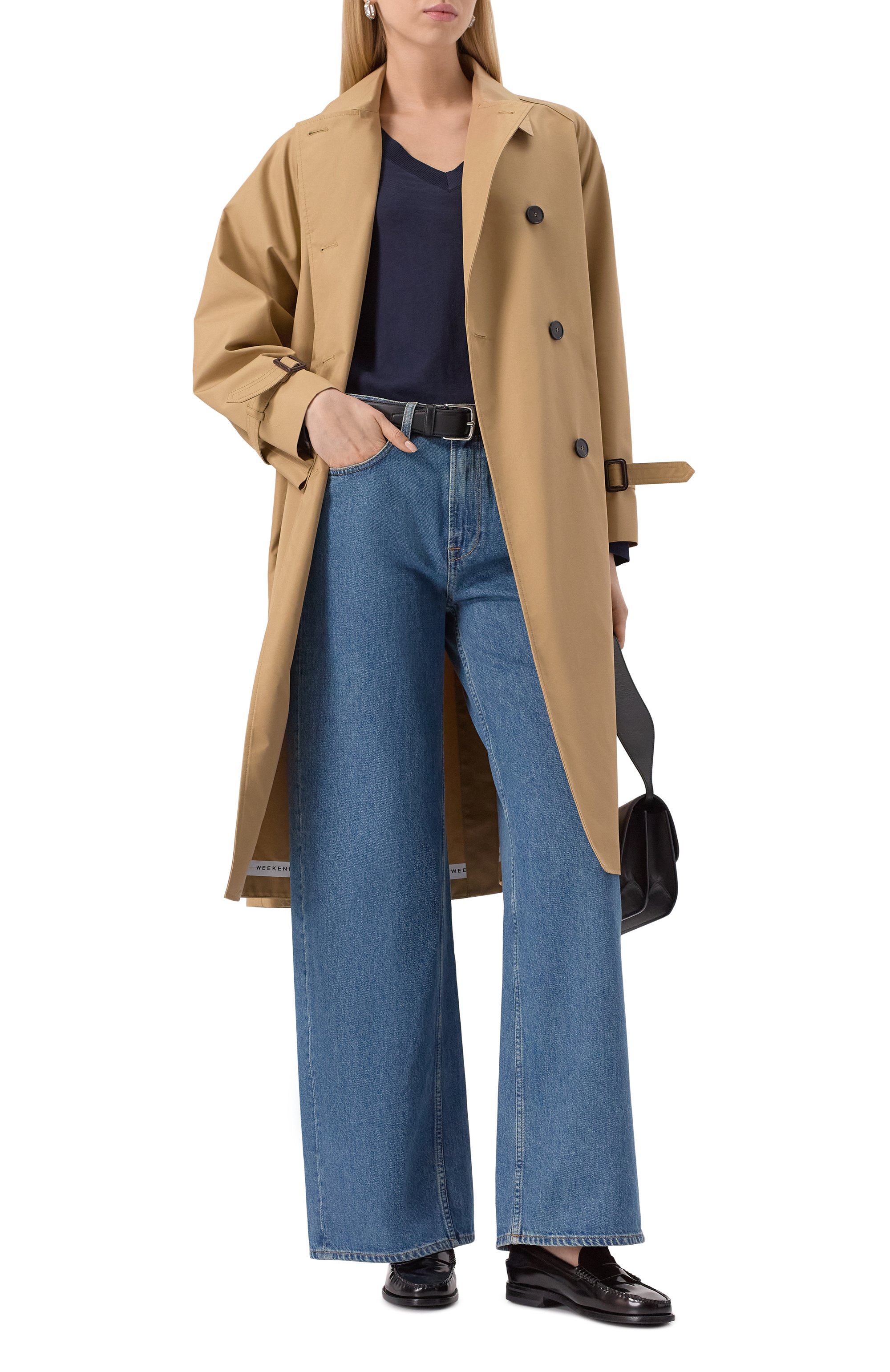 Пуловер из шелка и хлопка WEEKEND MAX MARA темно-синего цвета по цене 27950 руб., арт. RANIA, фото 2 Пуловер из шелка и хлопка WEEKEND MAX MARA, арт. RANIA, фото 2