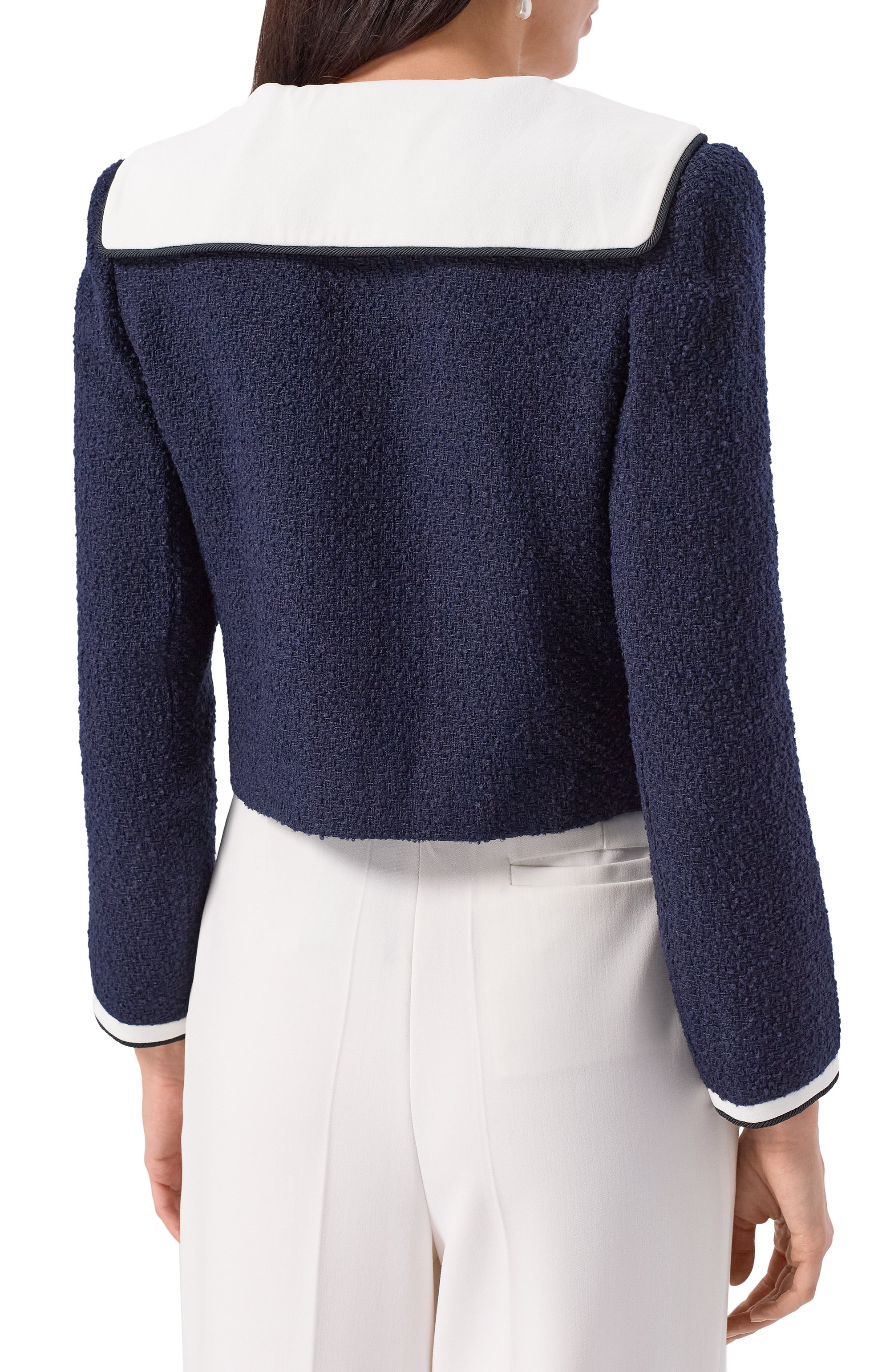 Твидовый жакет SELF-PORTRAIT, арт. PF25034JBL, фото 4