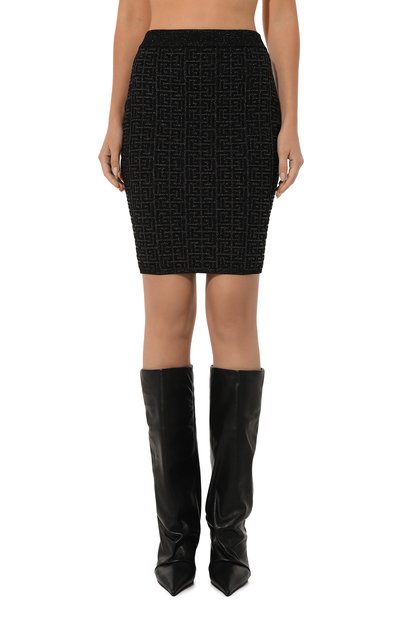 Юбка из вискозы BALMAIN, арт. DF1LC056/KG96, фото 3