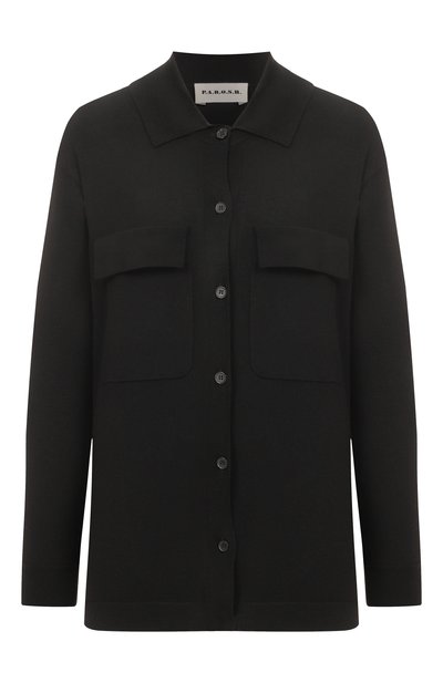 Женский кардиган из шерсти и кашемира P.A.R.O.S.H., арт. LIME25-D540898