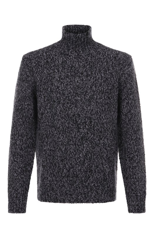 Свитер из кашемира и шелка Brioni UMU70L/01K04 Серый UMU70L/01K04