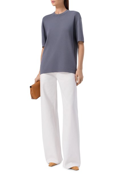 Пуловер из вискозы ARMARIUM серого цвета по цене 73350 руб., арт. ARMFWKN05/V016, фото 2 Пуловер из вискозы ARMARIUM, арт. ARMFWKN05/V016, фото 2