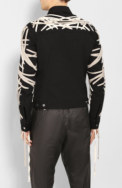 Хлопковая куртка RICK OWENS, арт. RU20S7784/TEEW3, фото 4