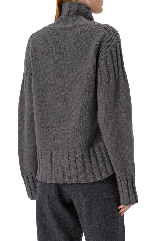 Кашемировый свитер Jil Sander J40GP0019-J13207 Серый  J40GP0019-J13207 Фото 4