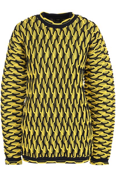 Женский пуловер фактурной вязки с круглым вырезом VERSACE, арт. A77910/A223437