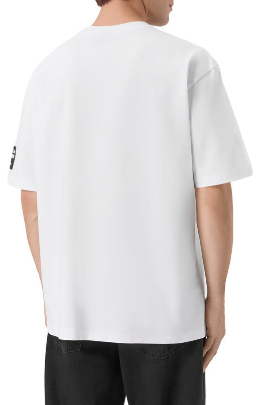 Хлопковая футболка Comme des Fuckdown CFABM01783 Белый  CFABM01783 Фото 4