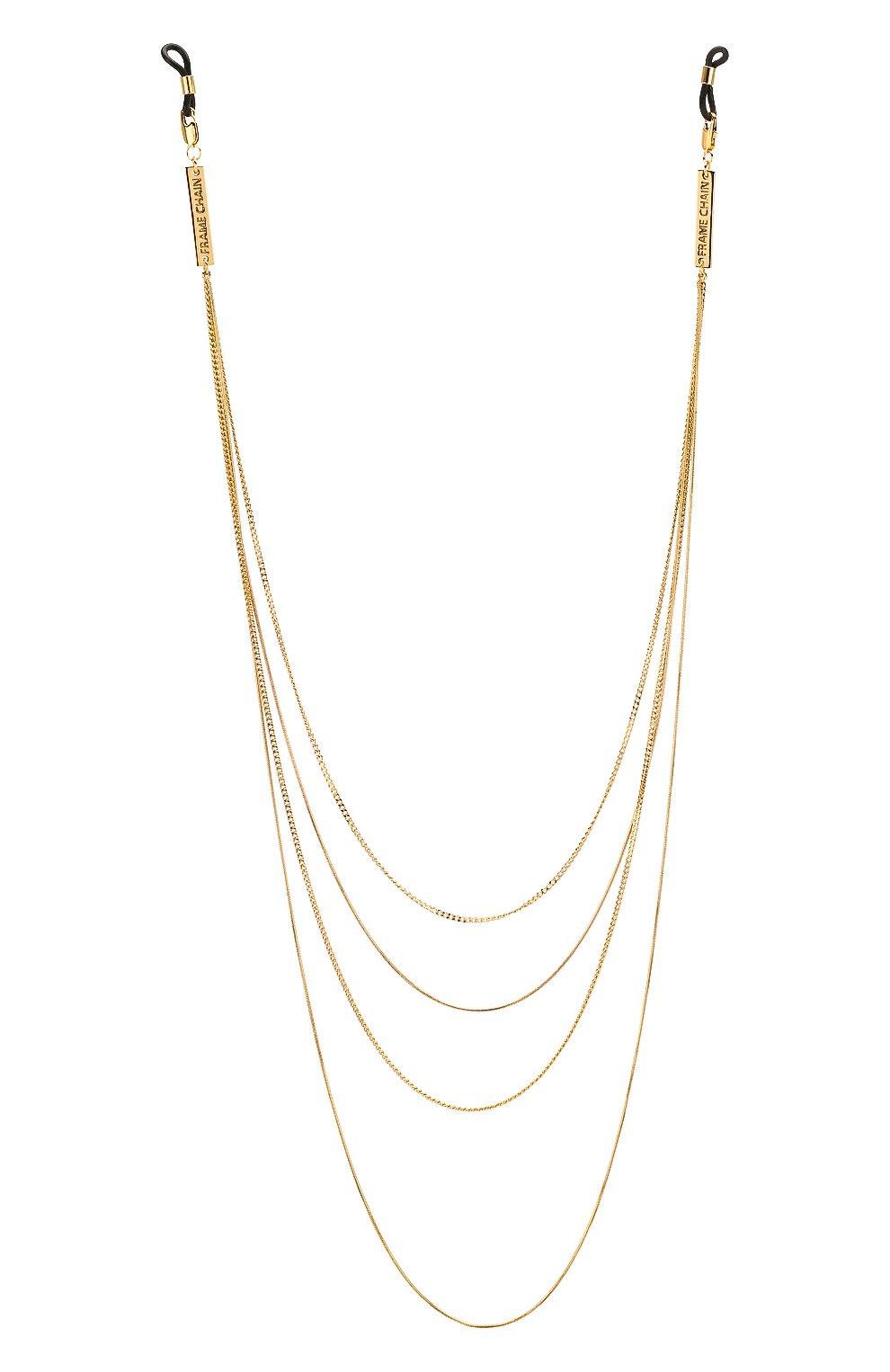 Цепочка для очков FRAME CHAIN золотого цвета по цене 20900 руб., арт. AIN`T S0 PLANE JANE, фото 1 Цепочка для очков FRAME CHAIN, арт. AIN`T S0 PLANE JANE, фото 1
