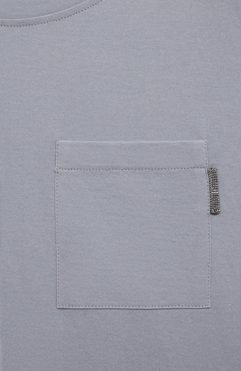 Хлопковая футболка BRUNELLO CUCINELLI, арт. B0A45T047C, фото 3