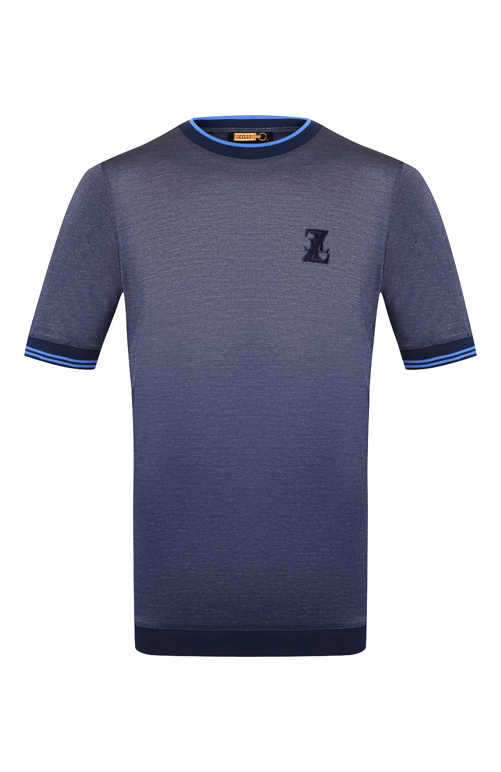 Джемпер из смеси шелка и хлопка ZILLI, арт. MET-NT300-JELU1/MC02, фото 1