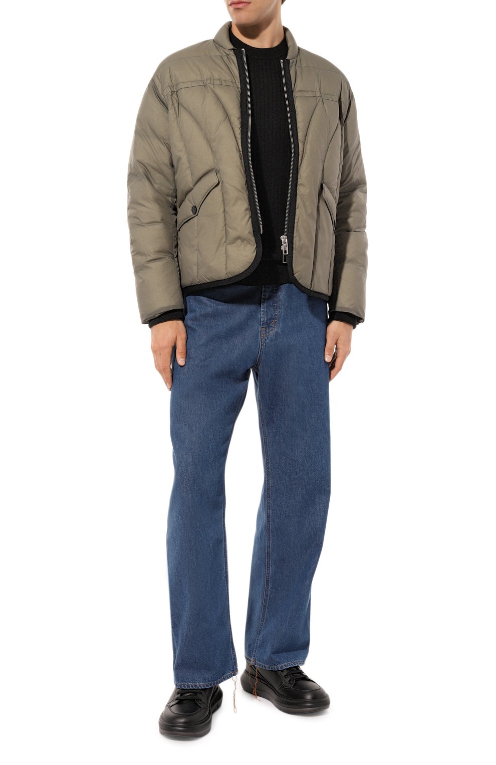 Кожаные кеды EMPORIO ARMANI, арт. X4X633/XM964, фото 2